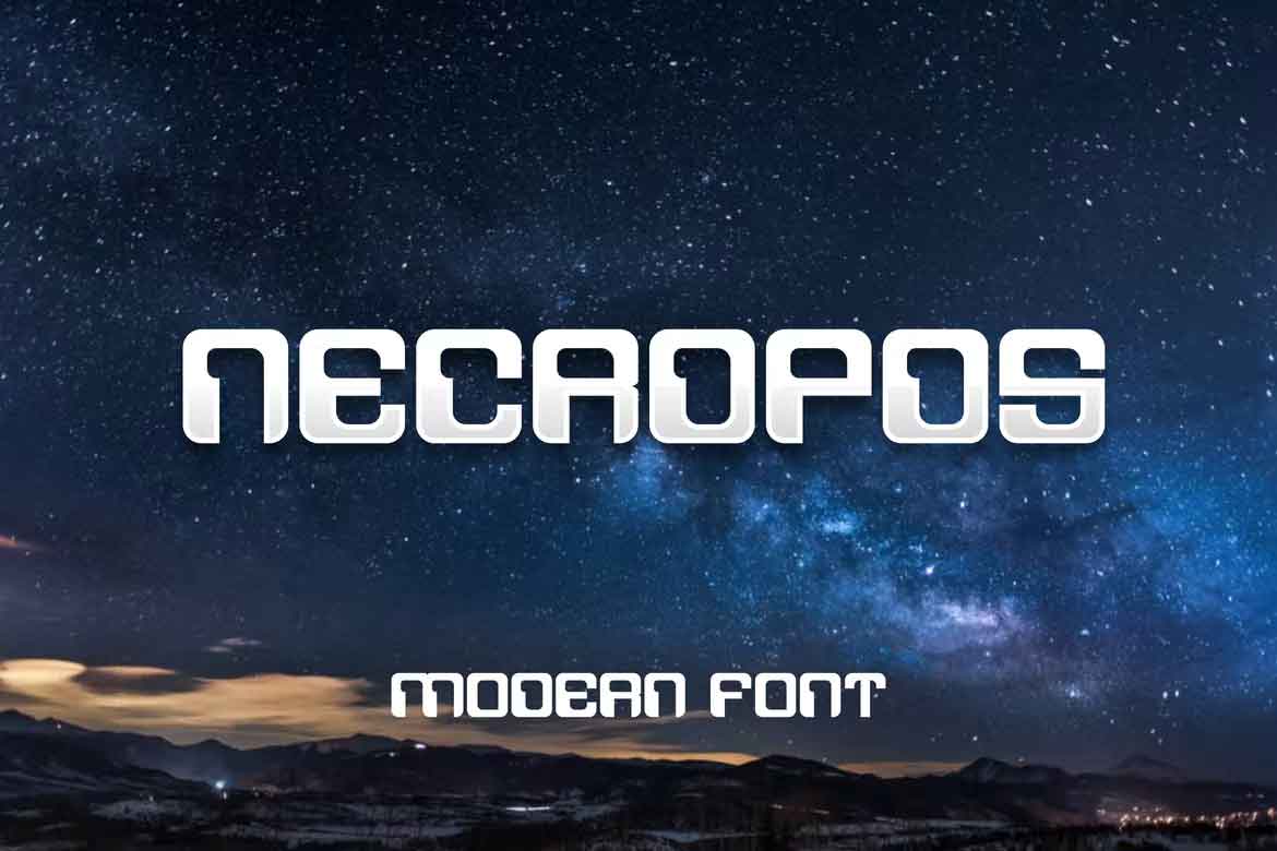 Шрифт Necropos